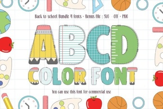 Crafting Creative Back to School Font Designs