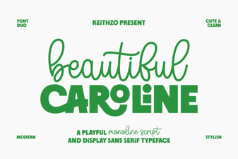 Caroline Font: Creative Designs & Elegant Typography