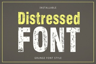Creative Uses for Distressed Fonts in Design