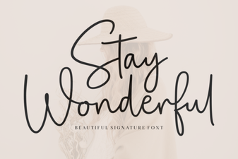 Stay Wonderful Font: Free Download & Design Inspiration