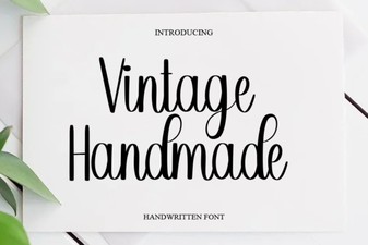 Design Your Vintage Style with Custom Handmade Fonts